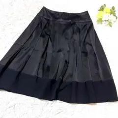 HIROKO KOSHINO Aライン 膝立スカート 日本製