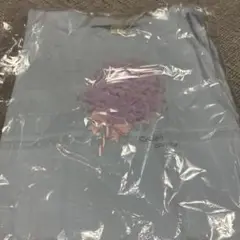 アプレ水色Tシャツ　わたあめ柄