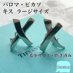 【希少サイズ・極美品】ティファニー パロマピカソ X キス ピアス ラージ