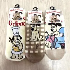 【送料込】早い者勝ち❤️ウォレスとグルミット3足セット 23cm～25cm