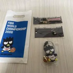 保管品 FIBAバスケット 2006年 バッドばつ丸 ストラップ