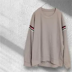 【美品】 ミンクス ワッフル トレーナー スウェット 【M】 オーバーサイズ