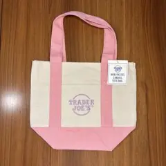 新品未使用 TRADER JOE’S エコバッグ　パステルピンク