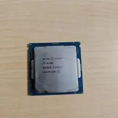 動作品 Intel Core i7-8700 CPU