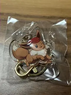 ポケモンカフェ アクリルキーホルダー 3番 イーブイ 未開封