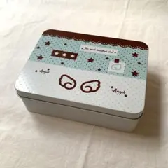 小物入れ　天使の羽　星　平成レトロ　缶