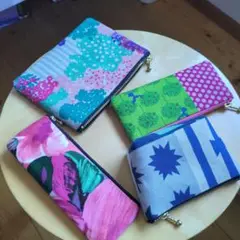 エチノ　ポーチハンドメイド　セット２
