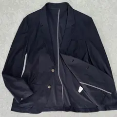 タケオキクチ　サマージャケット　アンコン　紺ブレザー　金ボタン　ネイビー　L 3