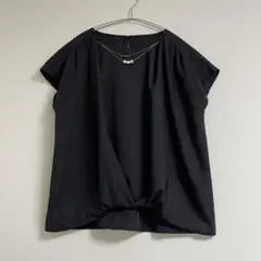 GREEN LABEL RELAXING カットソーブラウス　黒