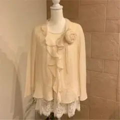 INGEBORG 毛混ニットアンサンブル 未使用品