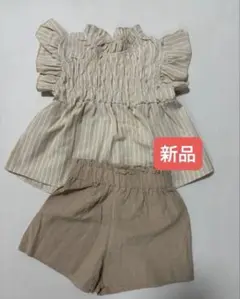 シーイン　SHEIN チュニック　パンツ　ショーパン　セットアップ