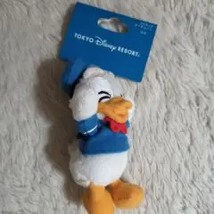 東京ディズニーリゾート ドナルドダック　ストラップキーチェーン　泣き