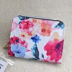 【新品】ALTROSE♡小物ポーチ/抗菌ポーチ/ティッシュケース/水彩フラワー