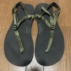 BEDROCK オリーブ フラットサンダル　ベッドロックサンダル