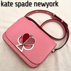 ✨人気・極美品✨ケイトスペード ニコラ スモール ツイストロック レザー ピンク