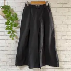 エージーバイアクアガール キュロットパンツ ワイドパンツ 黒 ブラック S