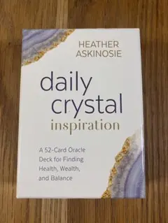 daily crystal inspiration 52枚オラクルデッキ　英語版