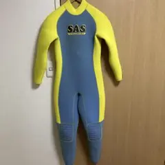 SAS フルウェットスーツ 青と黄