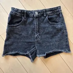 H&M140 9-10yダメージデニムショートパンツ