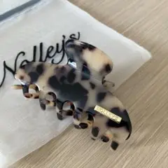 NOLLEY’S ノーリーズ ヘアクリップ　べっ甲柄　2024　 ベージュ系