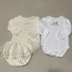 メゾピアノ　ロンパース　80
