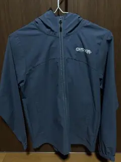 アウトドア　薄手　ジャンパー　ブルーグレー？　M　レディース　USED