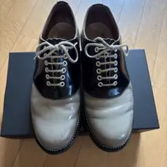 REGALサドルシューズ　黒×グレー　2051