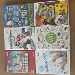 Wiiソフトセット スーパーマリオ・ポケモン他