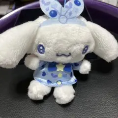 サンリオキャラクターズ ブルーホテルバカンス ちょいデカマスコット シナモロール
