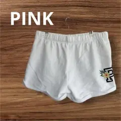PINK ホワイト ショートパンツ 裏起毛　170/80A