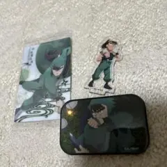 忍たま乱太郎　中在家長次セット　アクスタ　最強の軍師　缶バッジ　カード