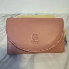 ピンクレザー名刺入れ