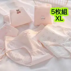 5枚組 XLレディース下着 女の子ショーツ 綿100% 肌着 インナー　237号