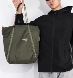 ナイロン 折りたたみ ショルダー カーキ グリーン 23L アウトドア キャンプ
