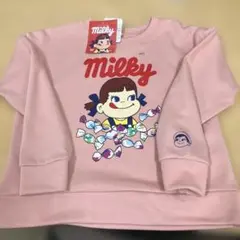 Milky キャラクター トレーナー 140サイズ ピンク