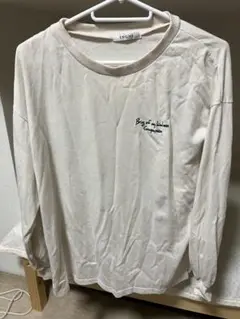 INGNI 長袖Tシャツ M クリーム色 バックプリント