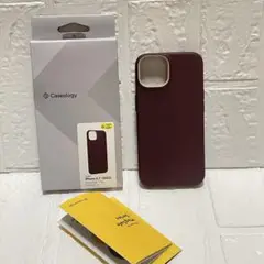 Caseology iPhone 14 ケース MagSafe対応 小豆色