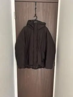 UNIQLO U 24AW パフテックボリュームパーカー Lサイズ ブラウン