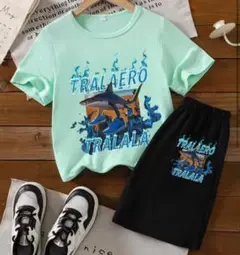 イタリアンブレインロット　Tシャツ　 パンツ　セットアップ　128-140