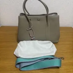 【極美品】本革トートバッグ　グレージュ　おまけ付き