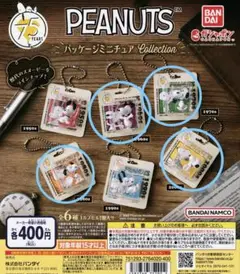 PEANUTS★パッケージミニチュアコレクション★４種セット