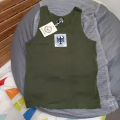 HOUSTON BUNDESWEHR タンクトップ オリーブグリーン M