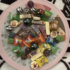 チョコ お菓子 アクリルビーズ ファンシービーズ
