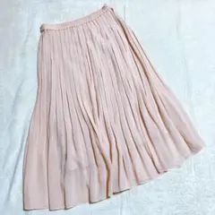 UNIQLO ユニクロ ＊ スカート ロングスカート シフォン プリーツ (L)
