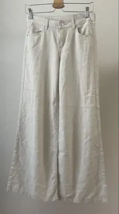 H&M リネンブランド　ワイドパンツ