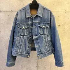 バレンシガ BALENCIAGA スウィング デニム ジャケット 34