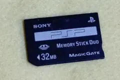 SONY PSPメモリースティックDUO 32MB フォーマット済