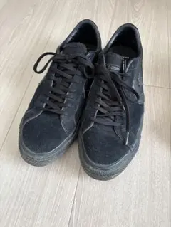 最終値下げです。Converse ブラック スエード スニーカー