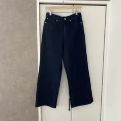 自由区×BLUEデニムワイドパンツ
