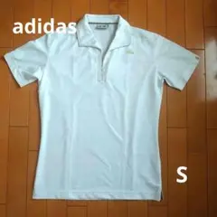 adidas ホワイト ポロシャツ